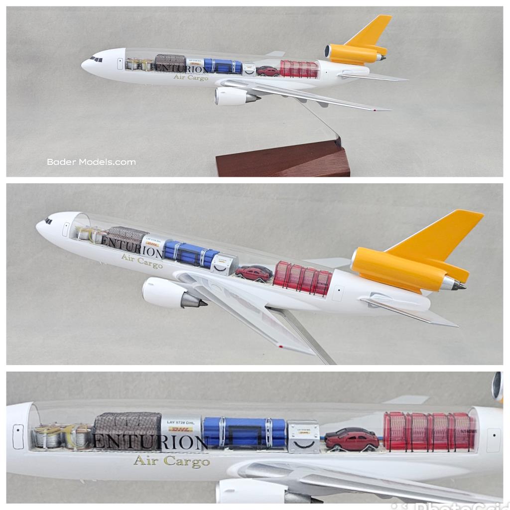 Centurion Cargo - DC-10-30F - (1:144) - 180° Clear Top